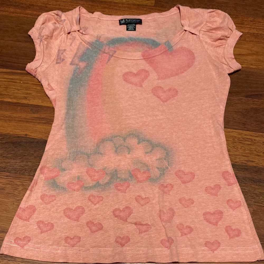 🌺 3/$12 Self Esteem t shirt, juniors size medium